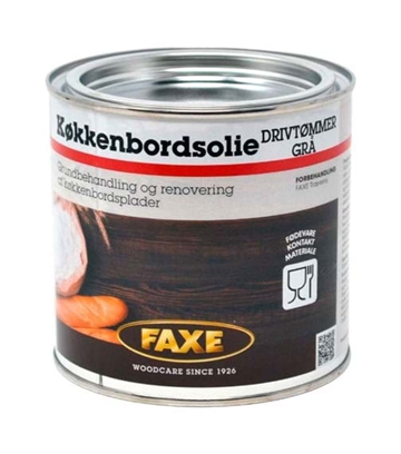 FAXE Køkkenbordsolie Drivtømmergrå 0,75 Liter