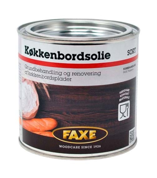 FAXE Køkkenbordsolie Sort 0,75 Liter