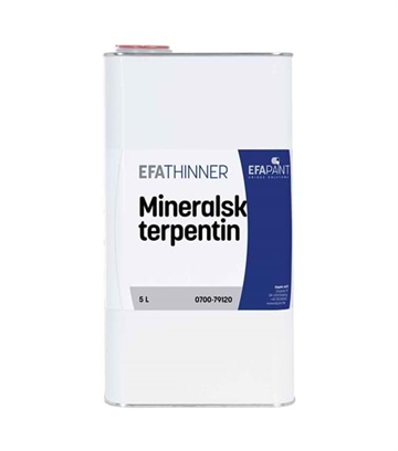 EFATHINNER Mineralsk Terpentin 5 Liter