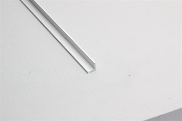 Gefion vinkelprofil mat Alu 10 x 10 x 2 mm uden huller