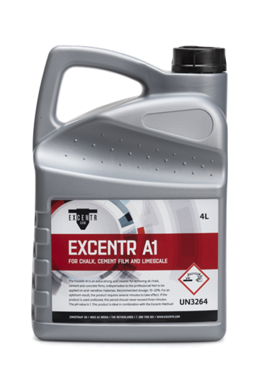  EXCENTR A14 Liter - syrerensemiddel til fjernelse af kridt- cement- og betonfilm