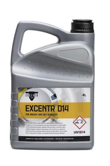  EXCENTR D14 4 liter - superkraftigt højalkalisk rengøringsmiddel  