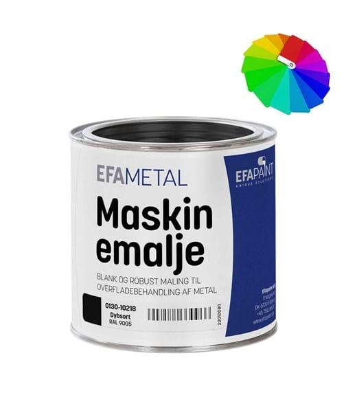 EFAmetal Maskinemalje MASKINRØD 0,75 liter