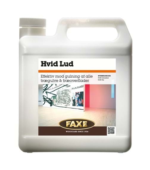 Faxe Hvid Lud 5 Liter - Produktet er klar til brug og let at påføreLiter