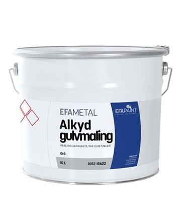 EFAdeck® Alkyd Gulvmaling GRÅ 10 Liter